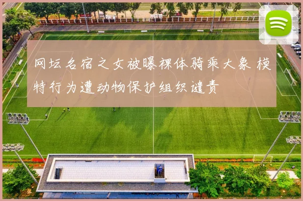 网坛名宿之女被曝裸体骑乘大象 模特行为遭动物保护组织谴责